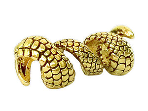Dragon Claw Hair Bead - 14k Gold Plated Fantasy Braid Accessory