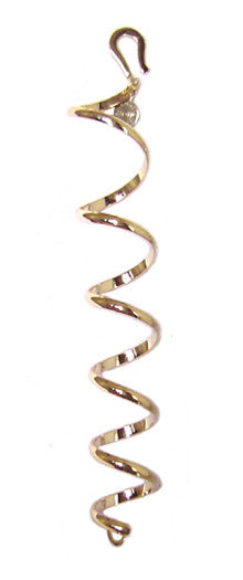Gold Ponytail Wrap – 6" Elegant Hair Accessory front view