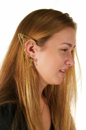 Medieval Metal - Elf Cuff Eternity Gold, Renaissance Jewelry Model (EF9-G)