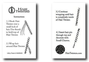 How to use Rainbow Hair Twister - 4" Blue Spiral Wrap Ponytail Accessory step by step