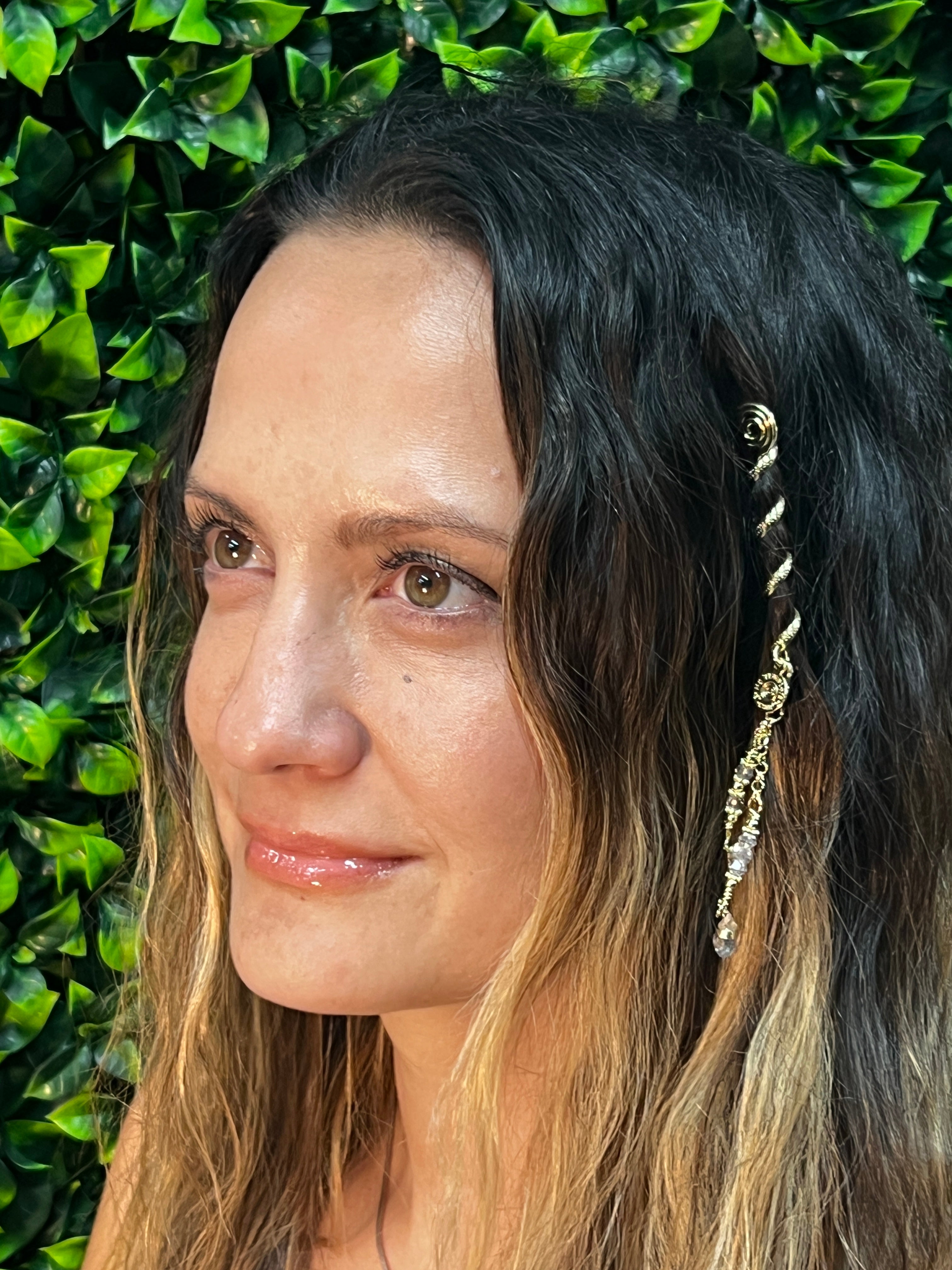 Mini Hair Wrap – 2" Hair Twister for Women | Elegant Jewelry-Inspired Accessory