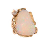 Opal and Diamond Nugget Ring