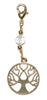 Charm Large Gold - Tree of Life