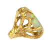 opal claw ring-one of a kind