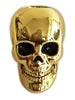 New! Dead Man's Skull Hair Bead - Gold