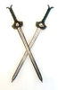Medieval Sword hair sticks and bun holders, one size fits all. Comes as a pair!