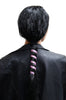 New! Ponytail Wrap Pink Holographic Leather - 6
