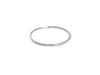 Hammered Thin Band Ring - Sterling Silver