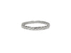 Thin Rope Band Ring - Sterling Silver