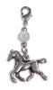 charm small silver horse