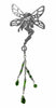 Hair Hook Silver Tinkerbell With Bead Charm Ponytail Holder