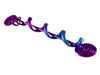 Hair Twister Purple Rainbow - 2 Inch Hair Wrap