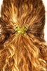 hair hook diamond butterfly gold ponytail holder