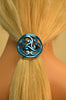 hair hook celtic blue ponytail holder