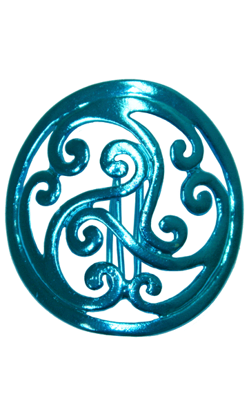 Hair Hook Blue - Celtic Ponytail Holder
