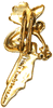 Hair Hook Gold - Fairy Ponytail Holder