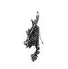 Hair Hook Dragon - Silver Ponytail Holder